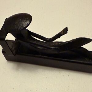 Abstract Black Sculpture